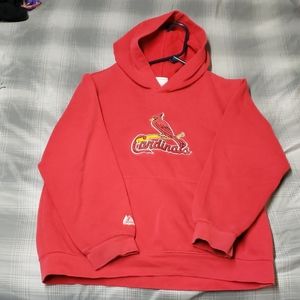 Cardinals hoodie boys size 14/16